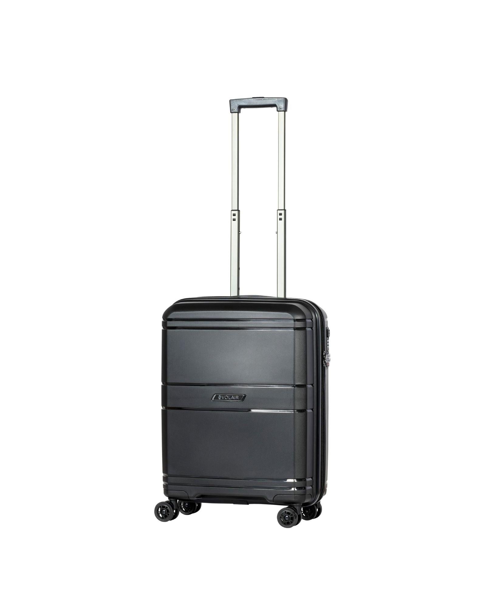 Volair Zurich Hardside Carry-On Spinner Suitcase - 55cm - Black Image 1