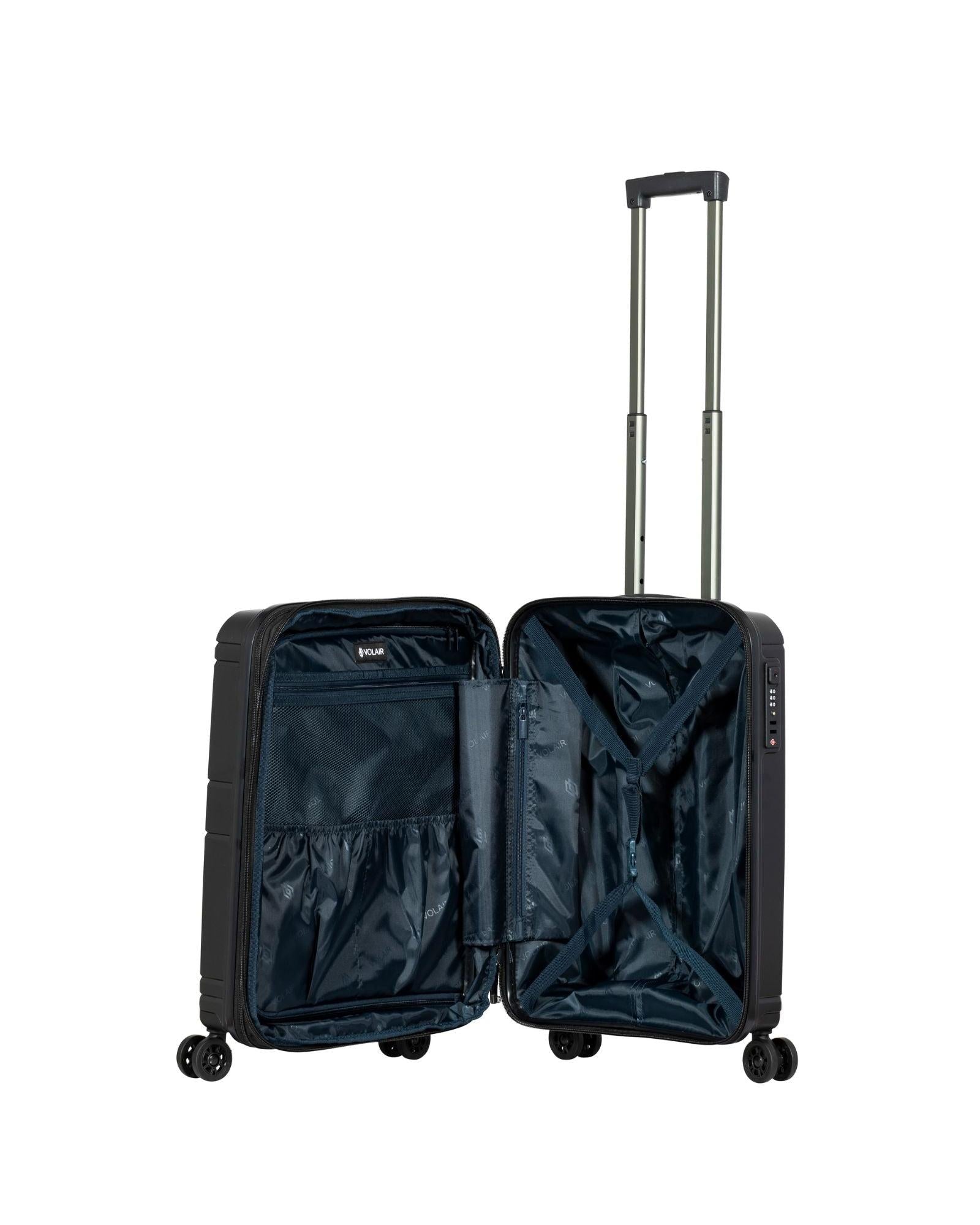 Volair Zurich Hardside Carry-On Spinner Suitcase - 55cm - Black Image 4