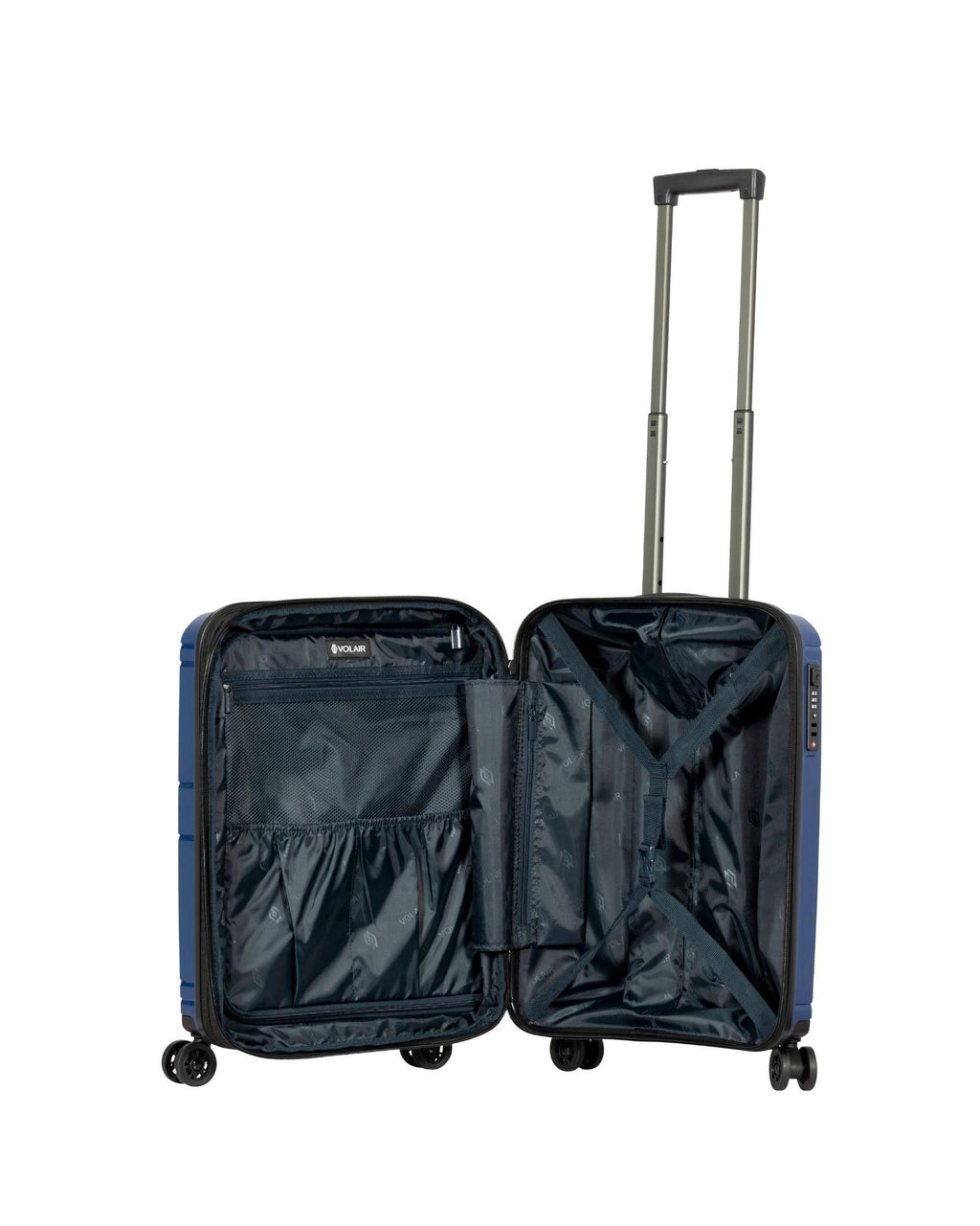 Volair Zurich Hardside Carry-On Spinner Suitcase - 55cm - Navy Image 4