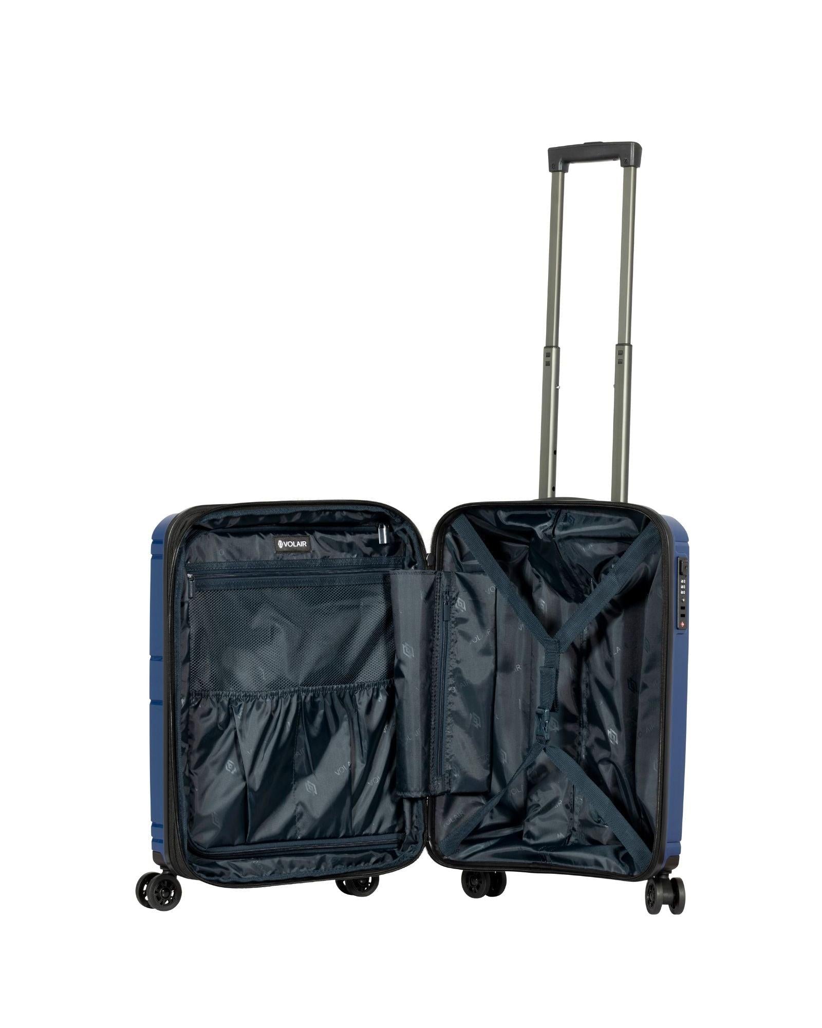 Volair Zurich Hardside Carry-On Spinner Suitcase - 55cm - Navy Image 4